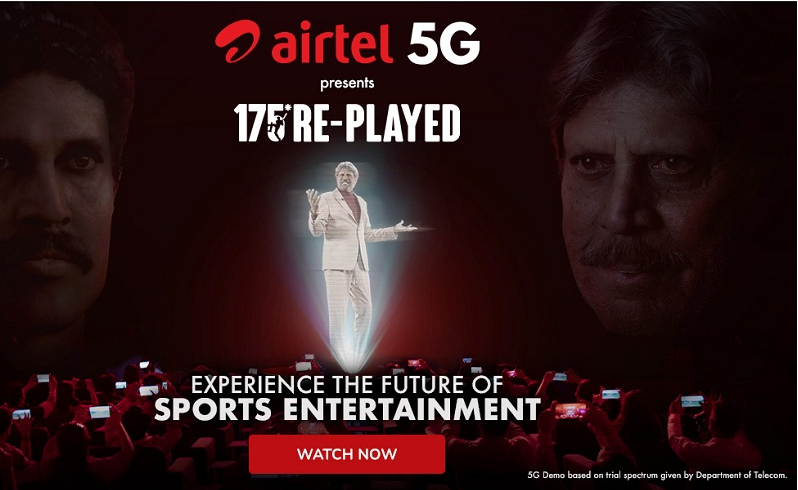 Airtel 5G's '175 Replayed' With Kapil Dev, Shows the Future of Immersive Video Entertainment